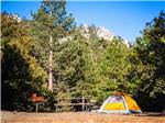 Tent with picnic table at THOUSAND TRAILS IDYLLWILD - thumbnail