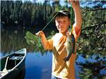 Kid fishing at THOUSAND TRAILS LEAVENWORTH - thumbnail