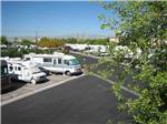 RVs parked at campground at DUCK CREEK RV PARK - thumbnail