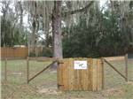 The fenced in dog park area at BELLE PARC RV RESORT - thumbnail