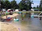 The lake is a perfect place to relax with family members and friends on a hot day at BEAVER RUN RV PARK - thumbnail