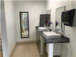 The restroom sinks and mirros at BEAVER RUN RV PARK - thumbnail