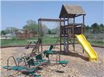 The children's playground equipment at KEARNEY RV PARK & CAMPGROUND - thumbnail