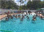 People playing in the swimming pool at SEMINOLE CAMPGROUND - thumbnail