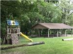 Playground and pavilion at R CAMPGROUND - thumbnail