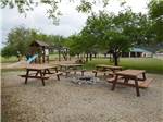 A group of picnic tables at SUMMIT VACATION & RV RESORT - thumbnail