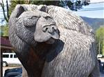 Sculpture of bear carved from wood at RAINIER WINGS / PACKWOOD RV PARK - thumbnail