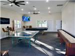 The indoor game room at FISHERMAN'S COVE WATERFRONT RV RESORT - thumbnail
