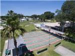 An aerial view of the shuffleboard courts at FOREST LAKE VILLAGE RV RESORT - thumbnail