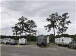 A row of paved RV sites at LINCOLN CIVIC CENTER RV PARK - thumbnail