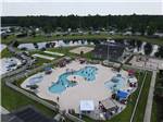 An aerial view of the swimming pools at MYRTLE BEACH CAMPGROUNDS - thumbnail