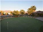 Putting green surrounded by desert at SUN RESORTS RV PARK - thumbnail