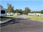 The road looking down the campground at VALDOSTA OAKS RV PARK - thumbnail