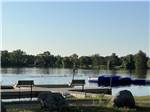 Large pier with observation areas near lake at SOARING EAGLE HIDEAWAY RV PARK - thumbnail