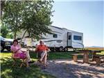 Couple at their campsite at COLORADO PARKS & WILDLIFE - thumbnail