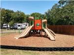 The playground equipment at PECAN GROVE RV RESORT - thumbnail