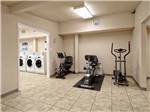 Exercise equipment next to the laundry room at SHADY CREEK RV PARK AND STORAGE - thumbnail