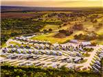 An aerial view of the clubhouse and campsites at ALSATIAN RV RESORT & GOLF CLUB - thumbnail