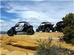 A group of off road vehicles on a rock at HOMESTEAD RV PARK - thumbnail