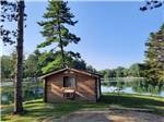 A rental cabin by the water at CERALAND PARK & CAMPGROUND - thumbnail