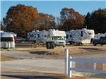 Trailers and motorhomes at campsites at BATESVILLE CIVIC CENTER RV PARK - thumbnail