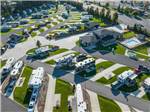 An aerial view of the spacious property at NORTH SPOKANE RV CAMPGROUND - thumbnail