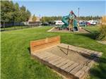 Horeshoes pit and a children's playground at NORTH SPOKANE RV CAMPGROUND - thumbnail