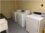 The clean laundry room at ALLIANCE HILL RV RESORT - thumbnail