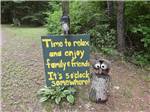 Fun sign posted at campground at MAPLEWOOD ACRES RV PARK - thumbnail