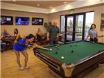 People playing pool and cards at PALA CASINO RV RESORT - thumbnail