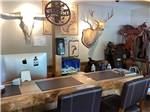 The front reception desk at THE HEMLOCKS RV AND LODGING - thumbnail