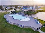 Aerial view of the swimming pool at STELLA MARE RV RESORT - thumbnail