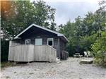 One of the rustic rental cottages at CASTLE LAKE CAMPGROUND & COTTAGES - thumbnail