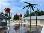 The splash pad area at CASTLE LAKE CAMPGROUND & COTTAGES - thumbnail