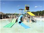 The slides in the waterpark at NMB RV RESORT AND DRY DOCK MARINA - thumbnail