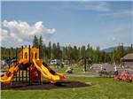 The children's playground at WEST GLACIER RV PARK & CABINS - thumbnail