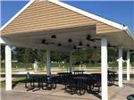 Patio with seating area at RISING STAR CASINO RESORT & RV PARK - thumbnail