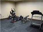Exercise equipment in the gym at HIDDEN CREEK RV RESORT - thumbnail