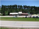 Aerial view of the office at CUSTER CROSSING FAMILY CAMPGROUND - thumbnail