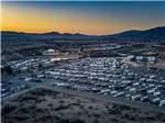 A night aerial shot of the RV sites at VERDE RANCH RV RESORT - thumbnail