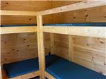 The bunk beds in a rental cabin at IRON MOUNTAIN RESORT - thumbnail