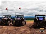 A line of ATVs on the trail at IRON MOUNTAIN RESORT - thumbnail