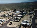 An partial aerial view of the campsites at RANCHO SAN MANUEL MOBILE HOME & RV PARK - thumbnail
