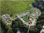 An aerial view of the pool and campsites at OUTPOST RV PARK & CAMPGROUND - thumbnail