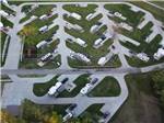 An aerial view of some of the paved RV sites at ASHLAND RV CAMPGROUND - thumbnail