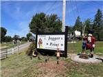 The front entrance sign at JAGGARS POINT OCEANFRONT CAMPGROUND RESORT - thumbnail
