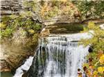 The waterfalls nearby at WHISPERING FALLS RV PARK AND STORE - thumbnail