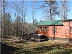 One of the rustic rental cabins at BROAD RIVER CAMPGROUND - thumbnail