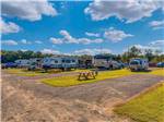 A row of rental cottages at SUMNER RV PARK - thumbnail