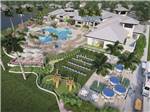 Rendering photo of aerial view of the resort at OLDE FLORIDA MOTORCOACH RESORT - thumbnail